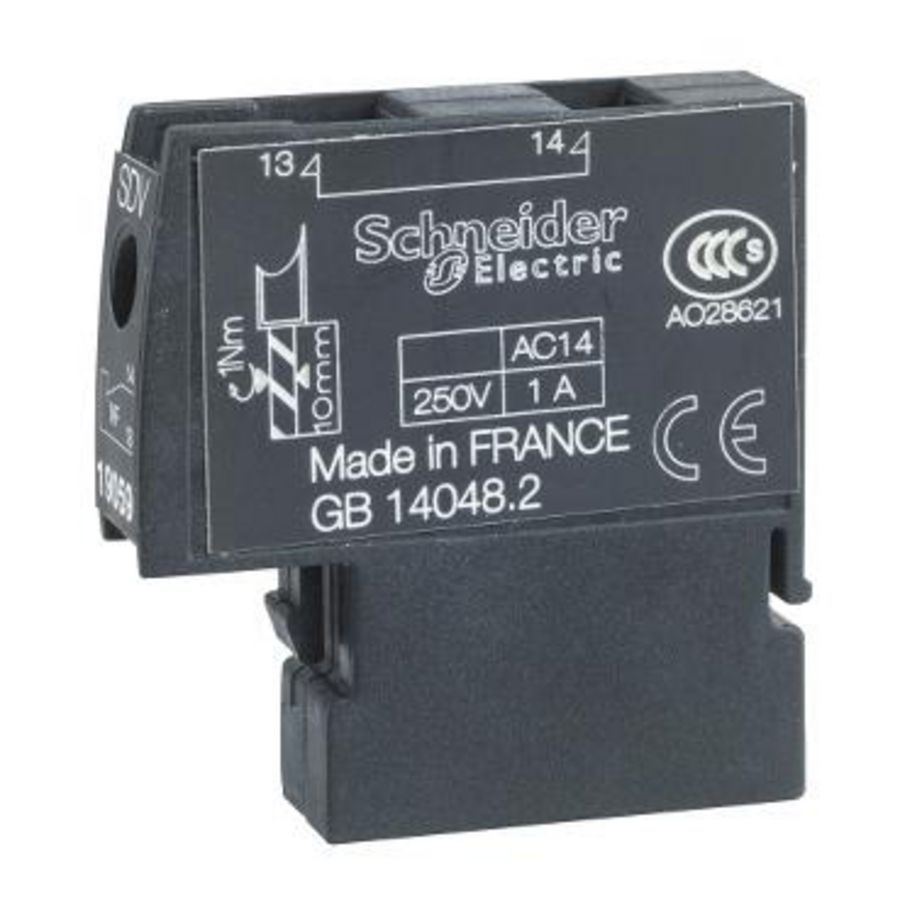 SDV Signaal-fout contact 1 NC Vigi NG125 Hulpelementen