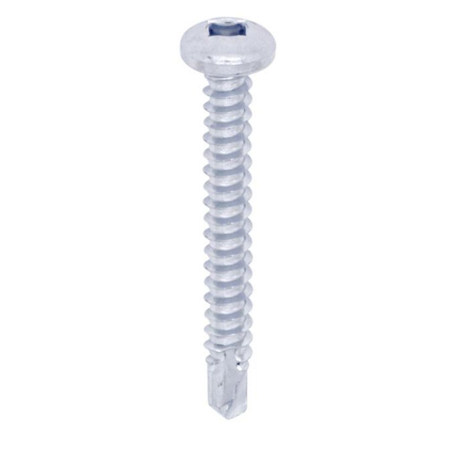 Zelfborende plaatschroef DIN7504N 4,2x25mm cilinderkop verzinkt VVE=200