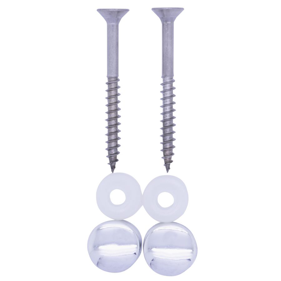 Set a 2st. closet bevestigingsset spaanplaatschroef 6.6x60
