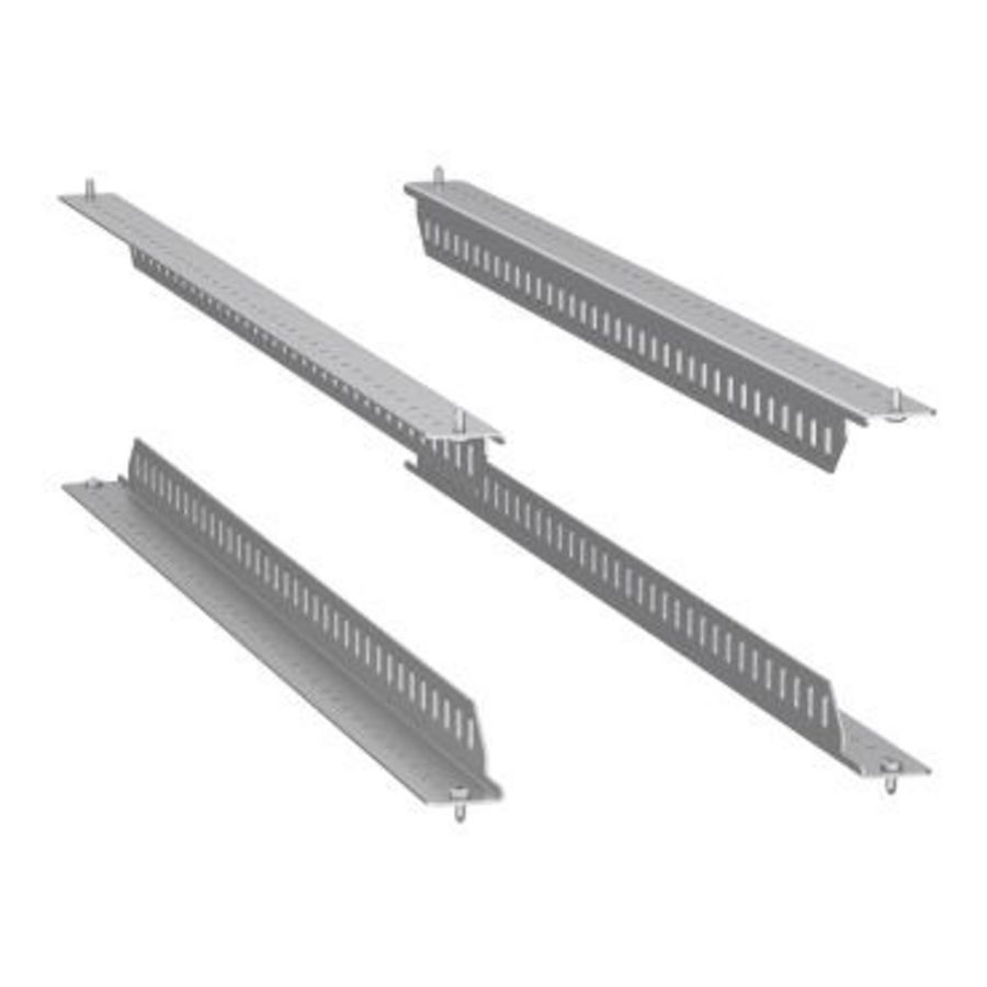 Steunbeugels vast raam 19" 1000mm 400kg belastin Spacial SF