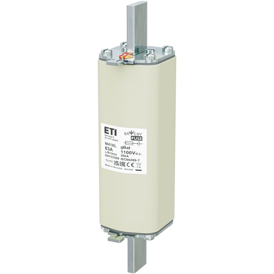 Zekering NH1XL gBat 63A/1100V DC 4723350