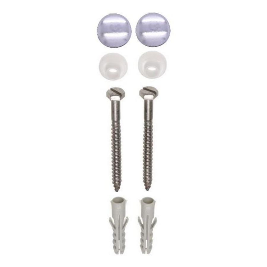 Set a 2st. closet bevestigingsset houtdraadbout DIN571 8x40