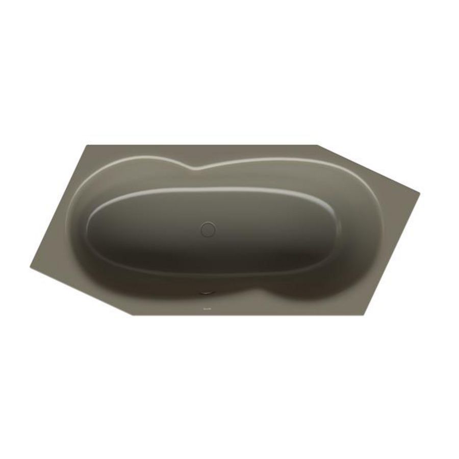 Bad BetteMetric 2060x900mm voeteind links ovlp voor Graphite