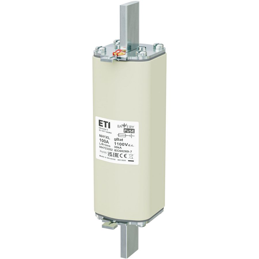Zekering NH1XL gBat 100A/1100V DC 4723352