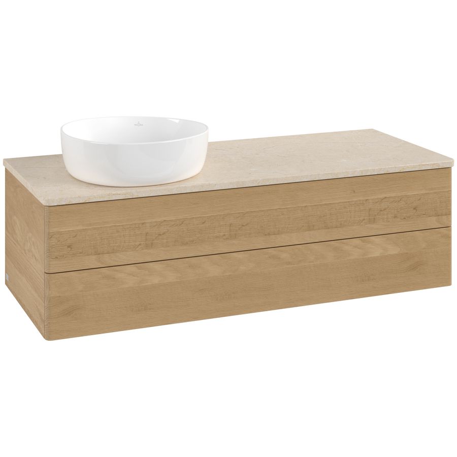 Wastafelonderkast Antao 1200x360x500mm Honey Oak K22013HN