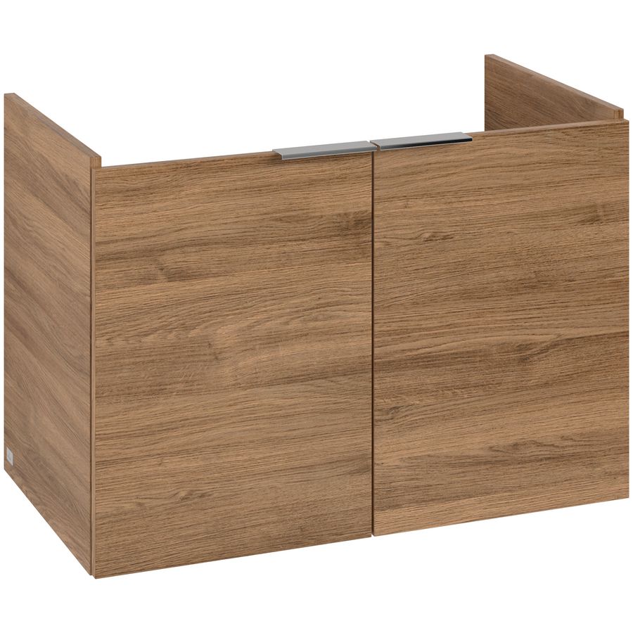 Wastafelonderkastkast ARCHITECTURA 750x520x420mm Oak Kansas greep alu. glans