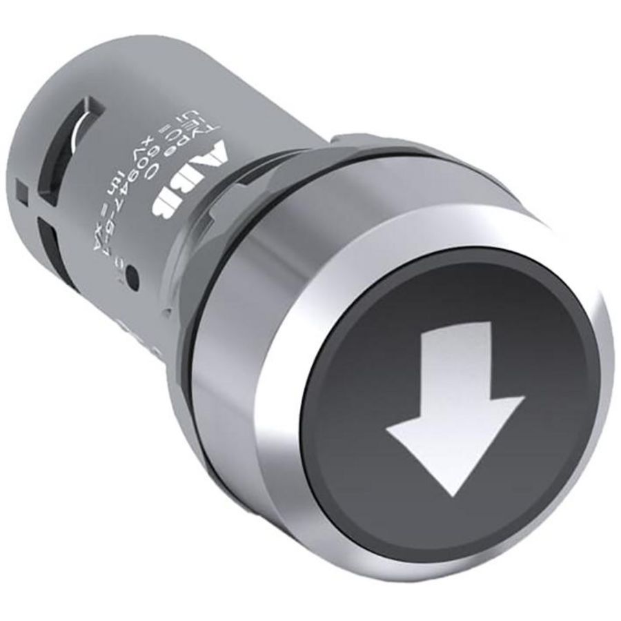 Drukknop Compact zwart