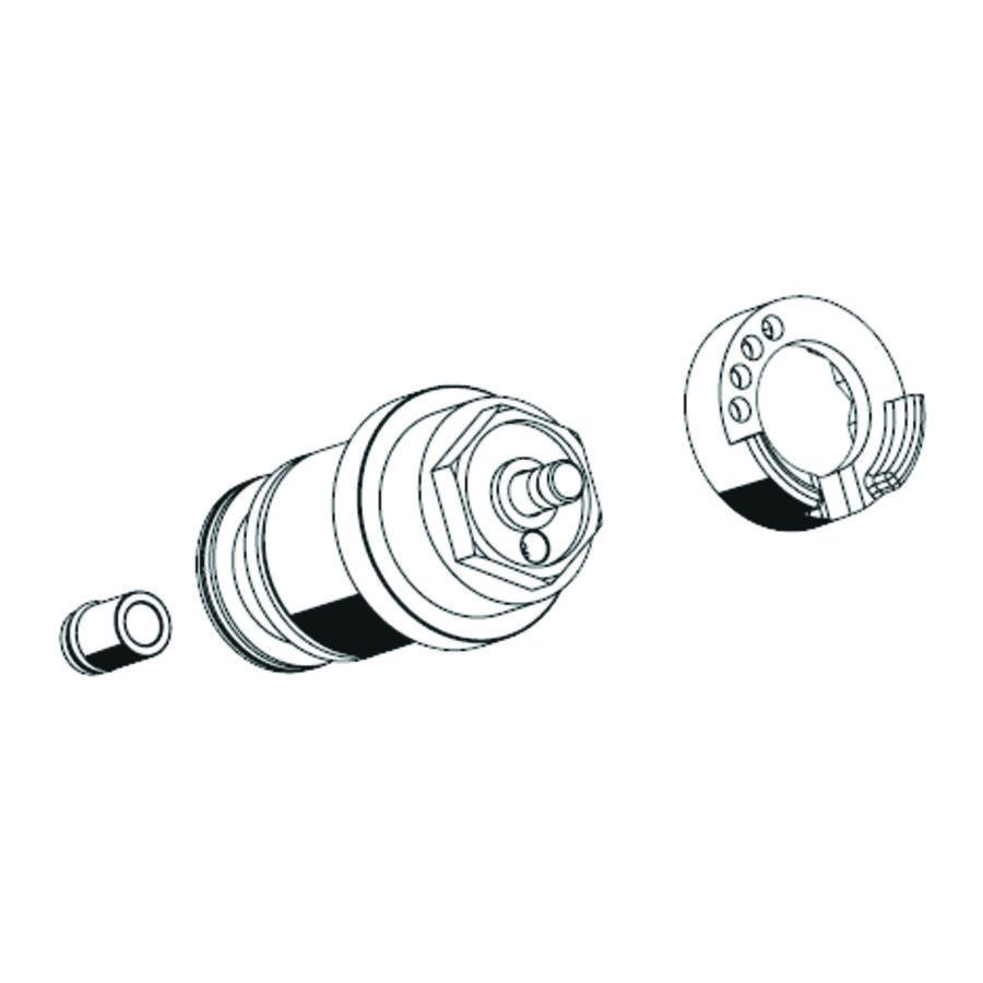 Cartouche zelfsluitend VITUS wanduitloop SC-T
