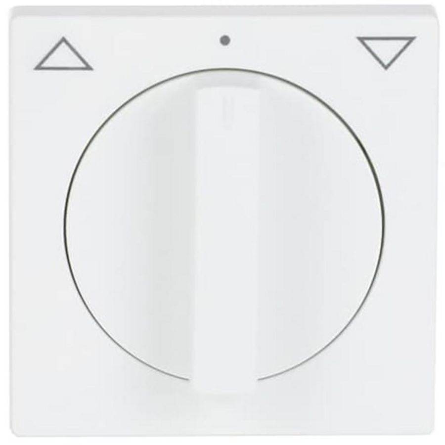 Centraalplaat v inb jaloezieschakelaar greep draai f-matwit (1740-884)