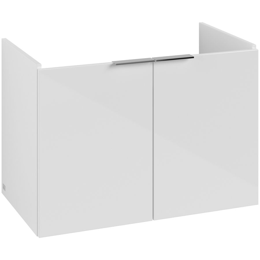 Wastafelonderkastkast ARCHITECTURA 750x520x420mm White greep alu. glans