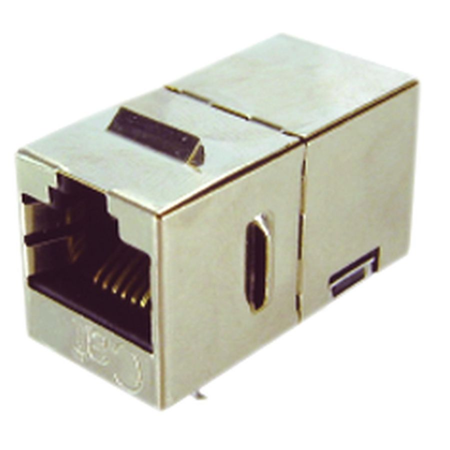 Doos a 5st. Keystone RJ-45 Cat5esnap-in koppeldeel afgesch.