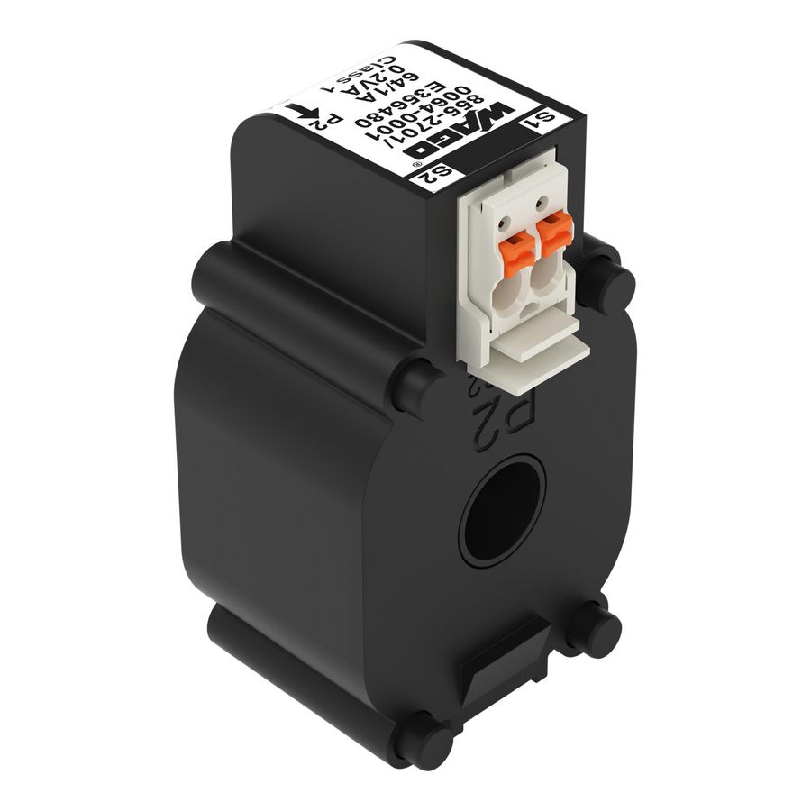 Plug-in stroomomvormer Primaire toegekende stroom 64A Secun