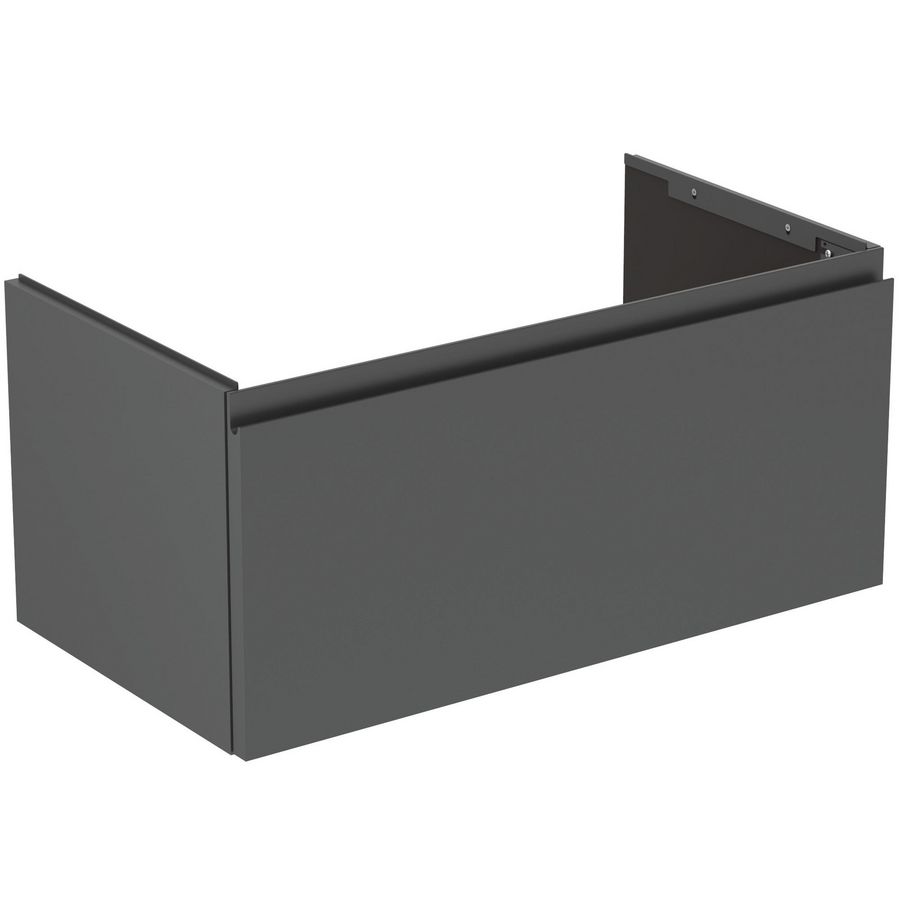 Wastafelmeubel 800x440x370mm matt anthracite 1 lade Finesse