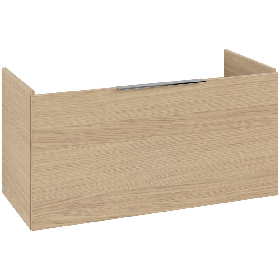 Wastafelonderkastkast ARCHITECTURA 950x470x420mm Nordic Oak greep alu. glans