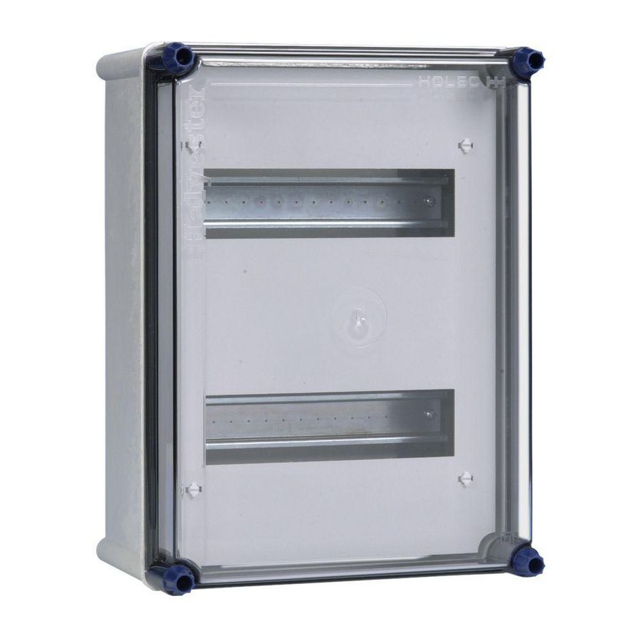Lege kast vast deksel hoedprofiel 2 slots K434 vert