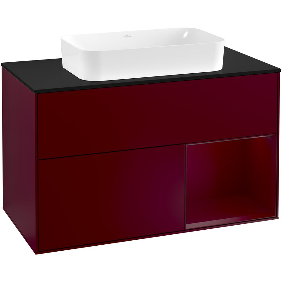 Wastafelonderkast Finion 1000x603x501mm Peony Matt Lacquer F252HBHB