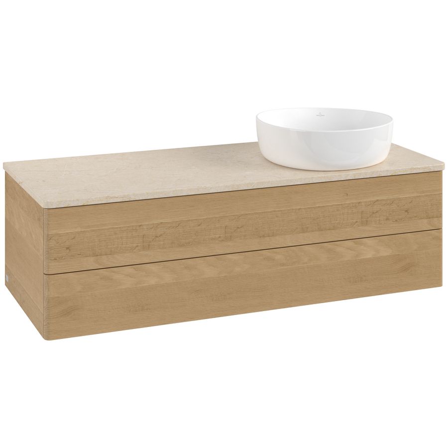 Wastafelonderkast Antao 1200x360x500mm Honey Oak K23013HN