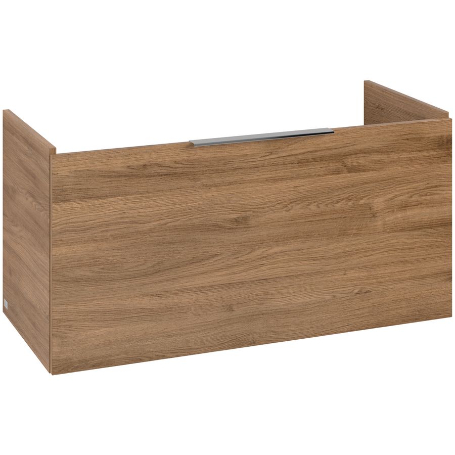 Wastafelonderkastkast ARCHITECTURA 950x470x420mm Oak Kansas greep alu. glans