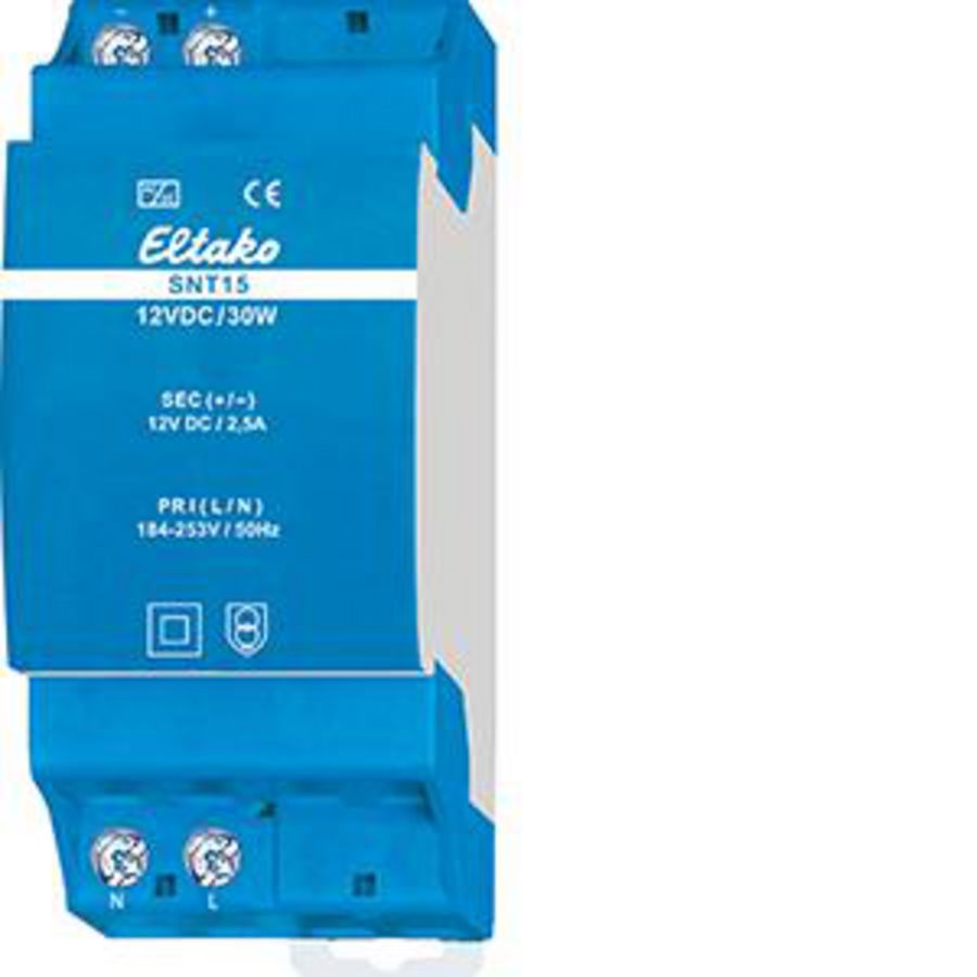 Gestabiliseerde DIN-rail schakelende voeding 12V DC-30W