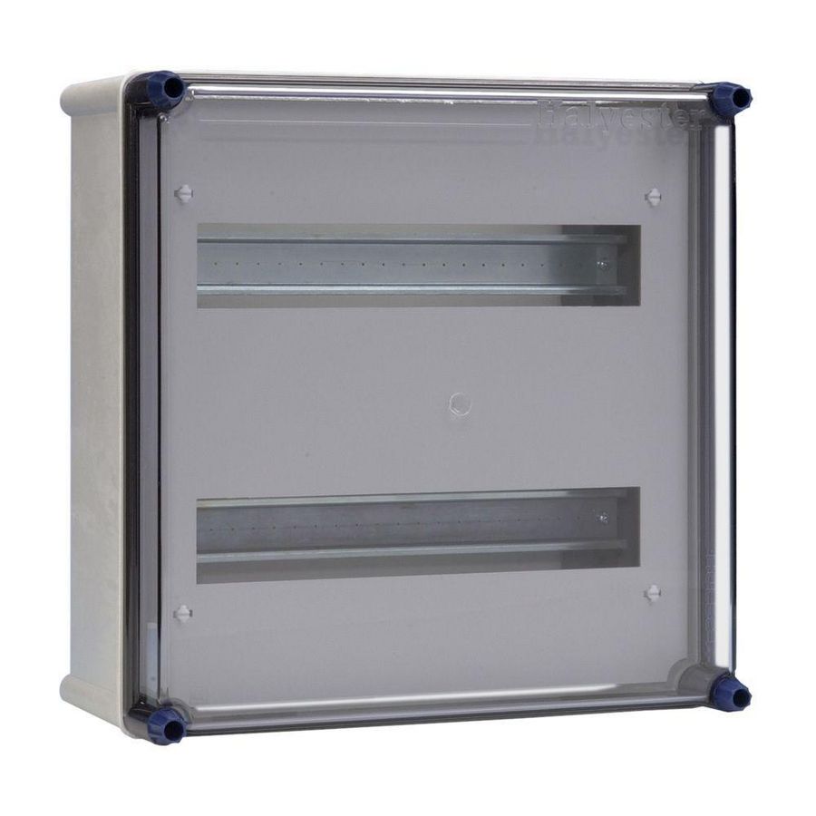 Lege kast vast deksel hoedprofiel 2 slots K444