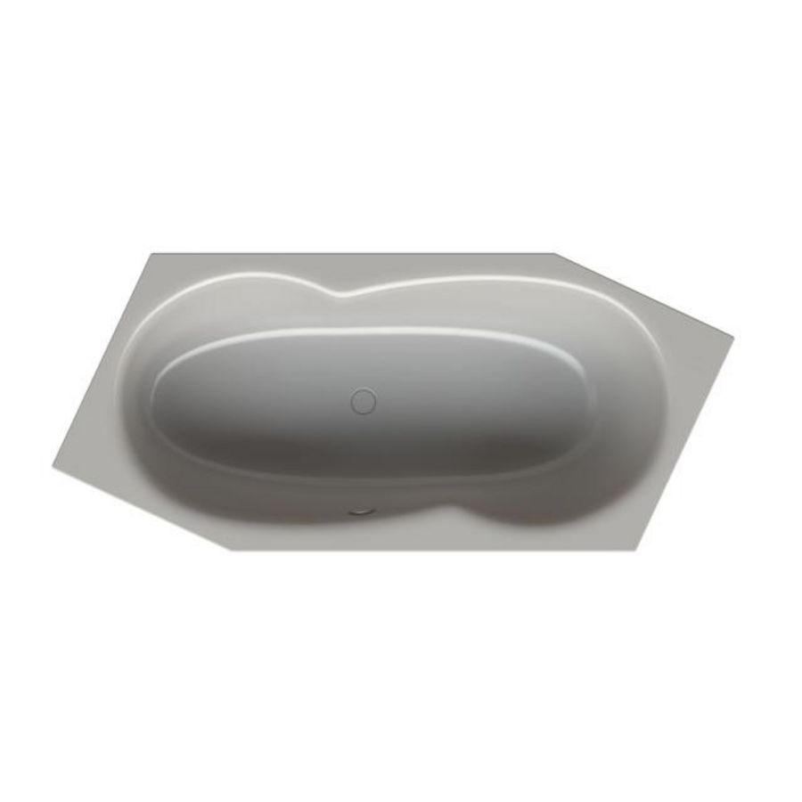 Bad BetteMetric 2060x900mm voeteind links ovlp voor Flanell