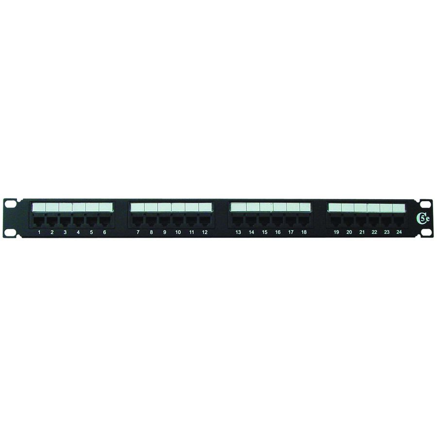 Patchpaneel 24 poorten 1HE CAT5e