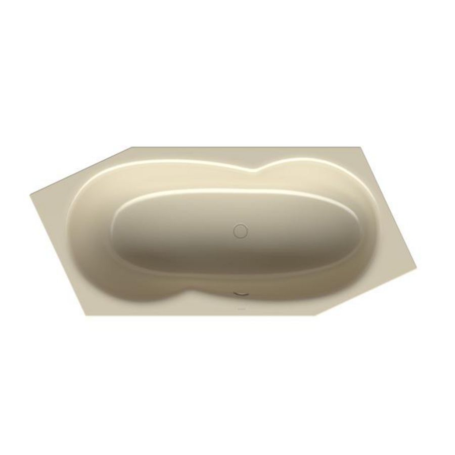 Bad BetteMetric 2060x900mm voeteind RE ovlp voor Cream