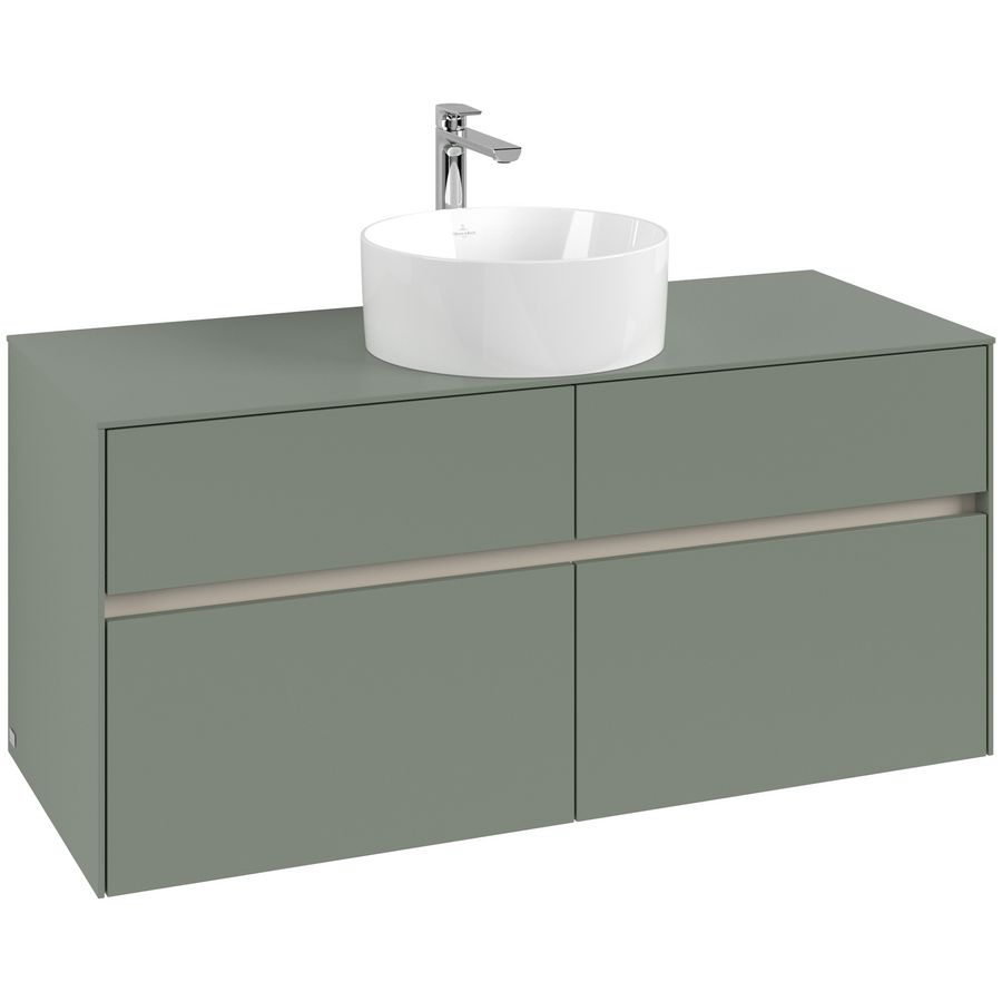 Wastafelonderkast Collaro 1200x548x500mm Soft Green C041B0AF