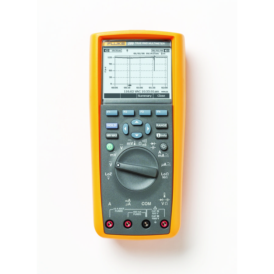 TRMS multimeter met meetsnoeren