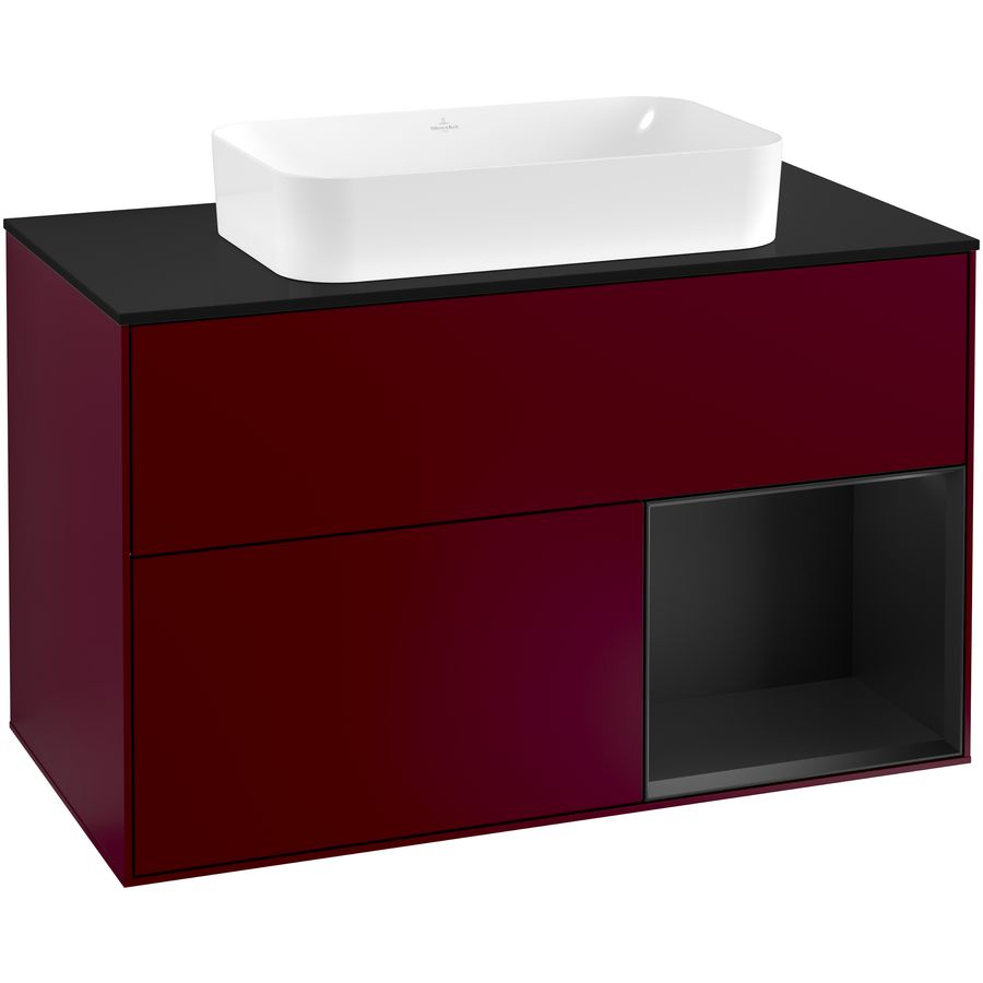 Wastafelonderkast Finion 1000x603x501mm Peony Matt Lacquer F252PDHB