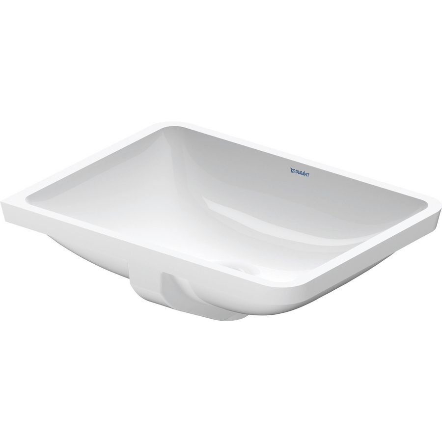 STARCK 3 #030549 inbouwwastafel 530mm wit zonder kraangat met overloop