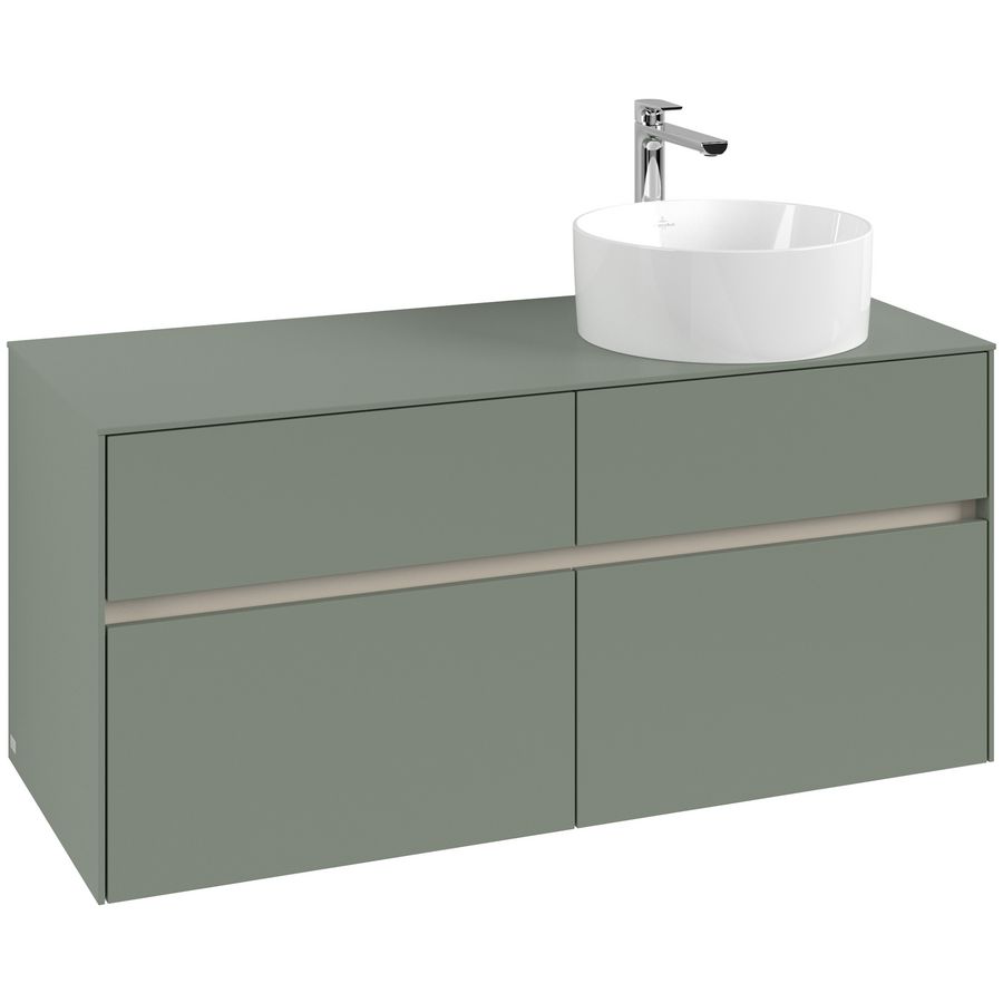 Wastafelonderkast Collaro 1200x548x500mm Soft Green C04300AF