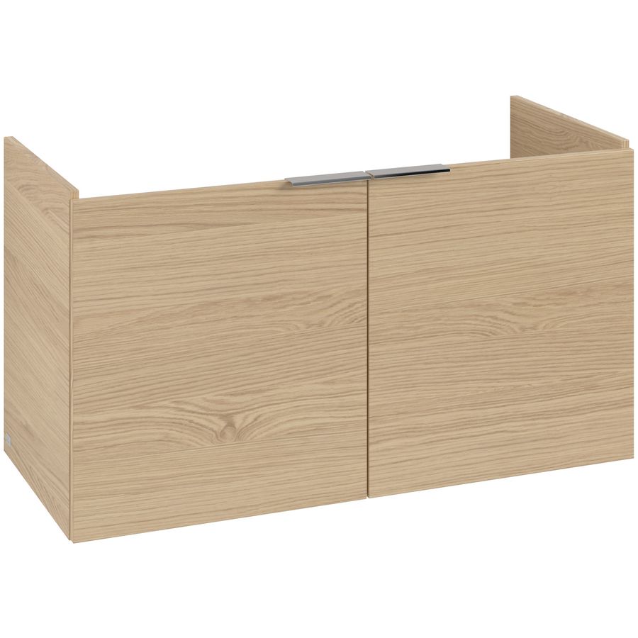 Wastafelonderkastkast ARCHITECTURA 950x520x420mm Nordic Oak greep alu. glans