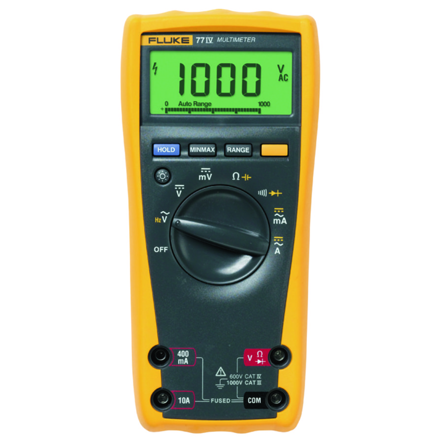 Multimeter met meetsnoeren