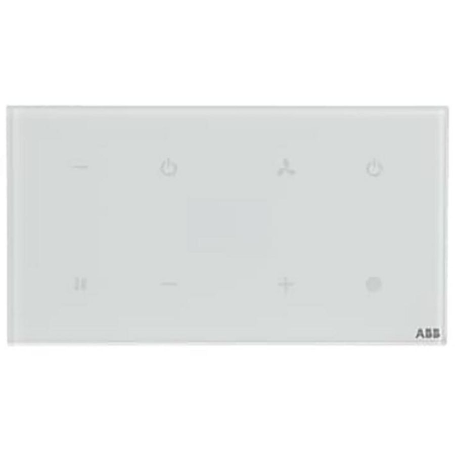 Glasstouch sensor KNX Tacteo 4 voudig met RTC horizontaal (TBR/U4.8.1-CG)