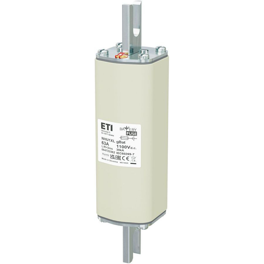 Zekering NHU1XL gBat 63A/1100V DC 4723362