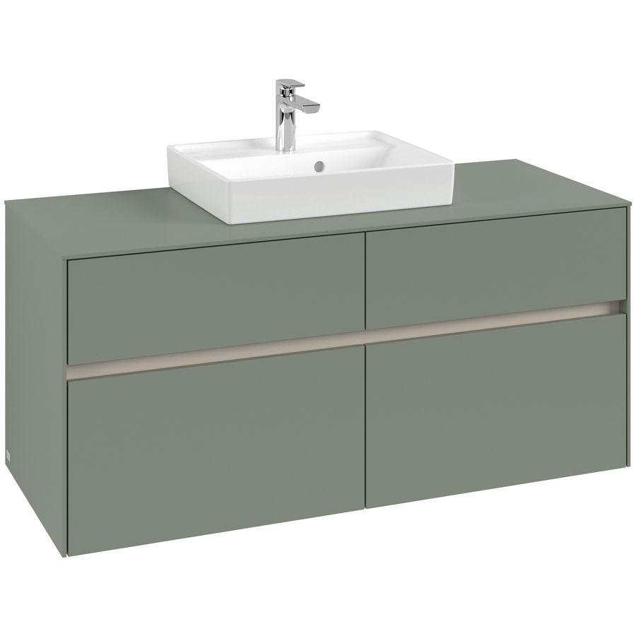 Wastafelonderkast Collaro 1200x548x500mm Soft Green C07000AF