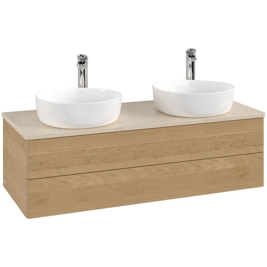 Wastafelonderkast Antao 1200x360x500mm Honey Oak K24053HN