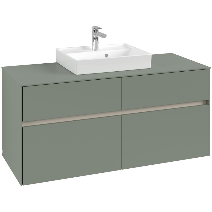 Wastafelonderkast Collaro 1200x548x500mm Soft Green C070B0AF