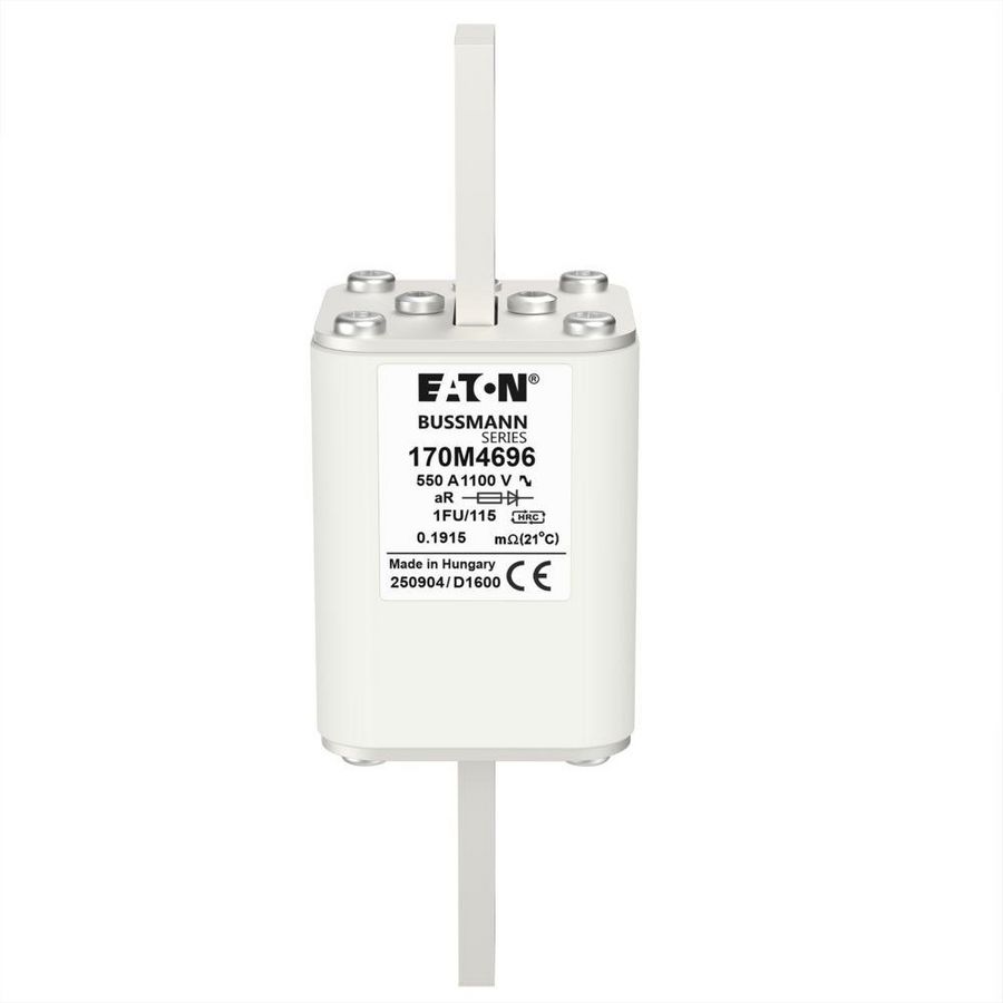 Zekering hoge snelheid 550A AC 1100V 100kA size 1 45x59x1