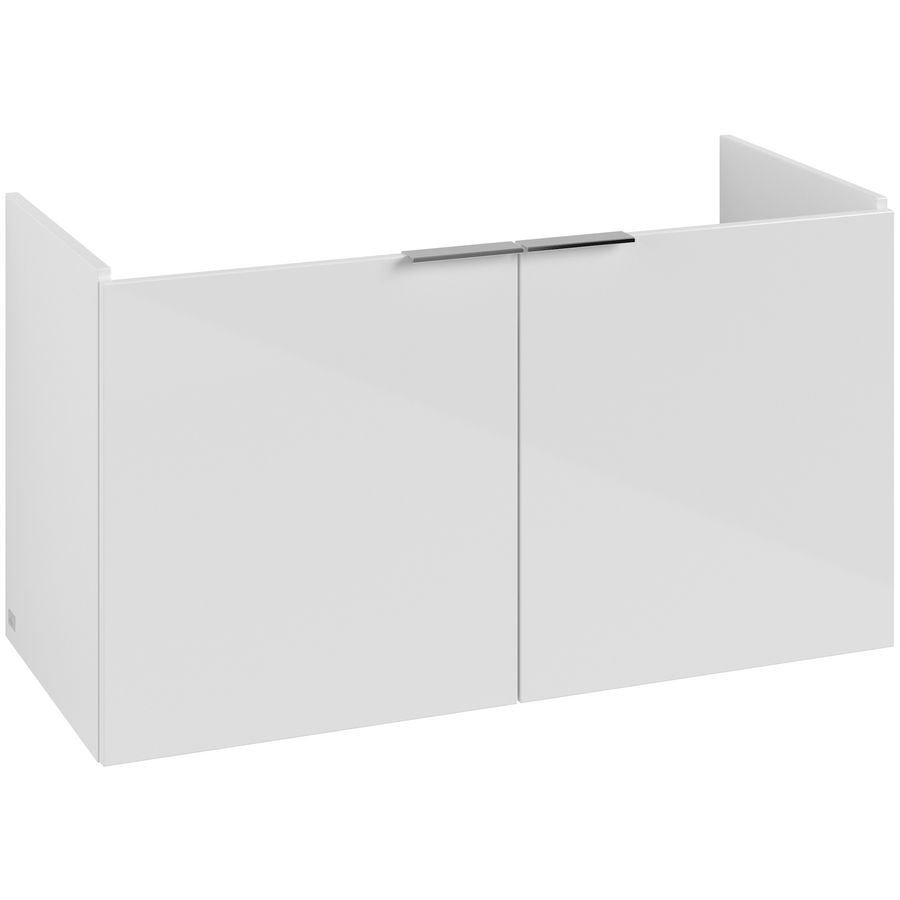 Wastafelonderkastkast ARCHITECTURA 950x520x420mm White greep alu. glans