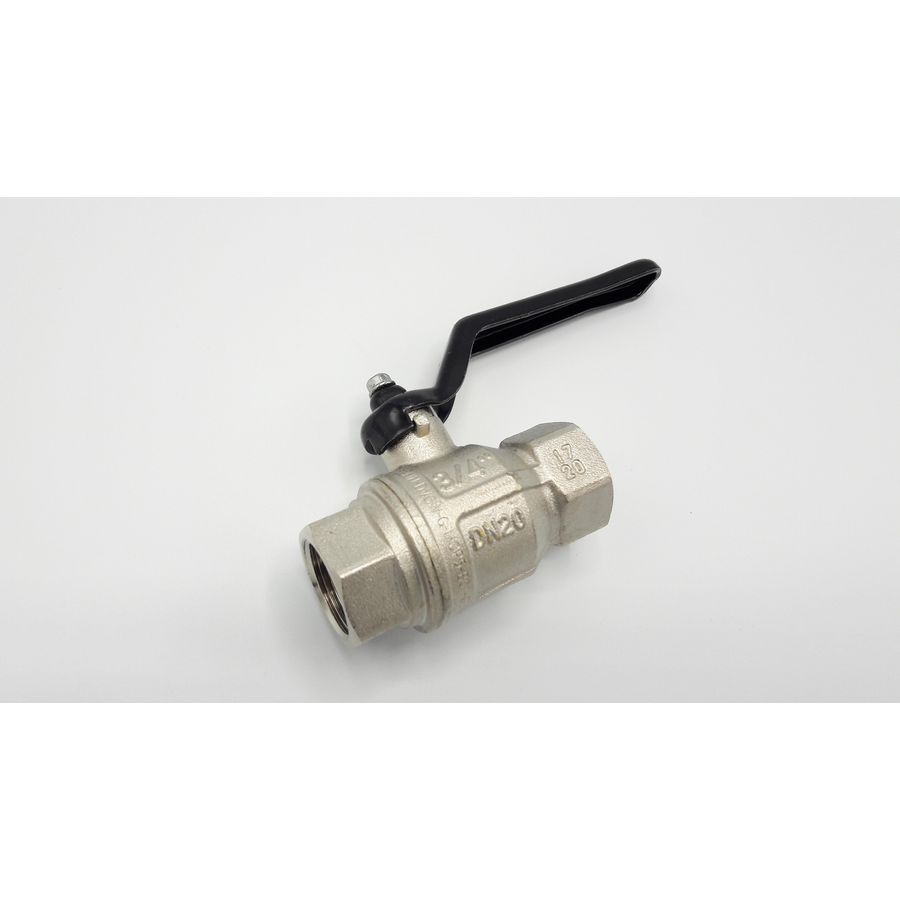 Afsluitkraan 3/4" kw zwart S102341