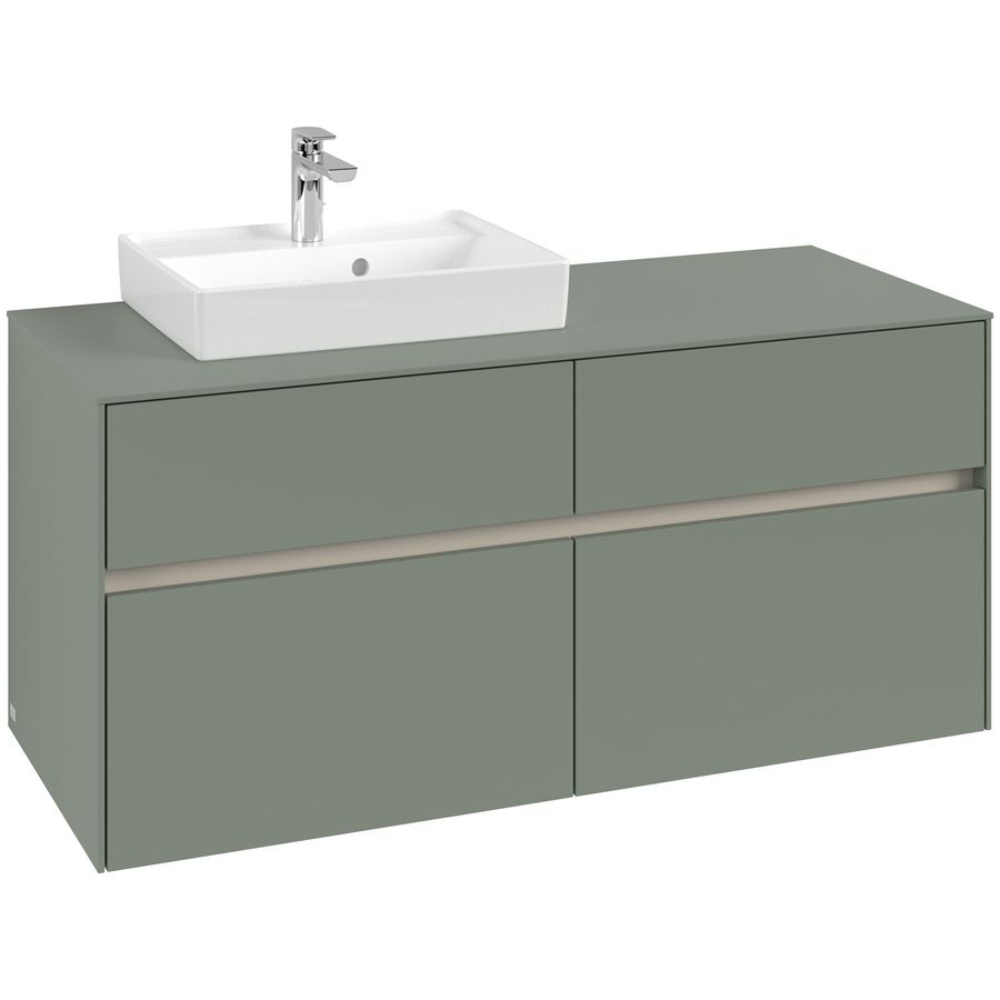 Wastafelonderkast Collaro 1200x548x500mm Soft Green C071B0AF