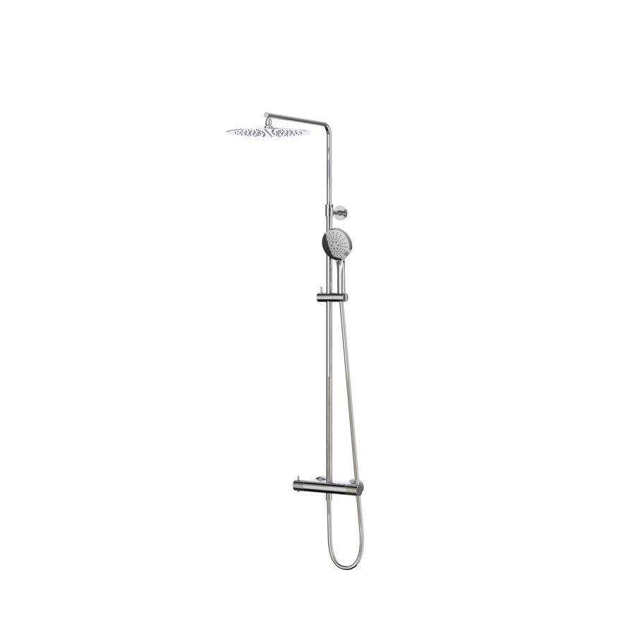 Afbouwdeel regendouche IVY combiset Nexus 1 opbouwthermostaat chroom CSN1CRBC