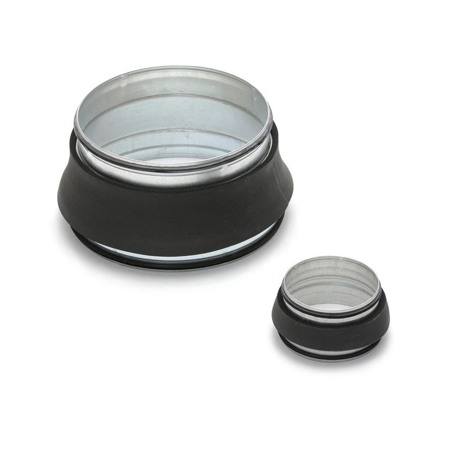 Verloopstuk VDI 200mm/160mm dampdicht met Armaflex isolatie 13mm KEN-LOK