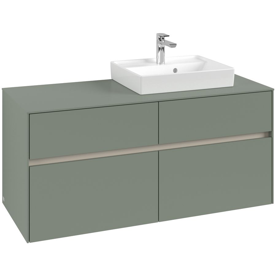 Wastafelonderkast Collaro 1200x548x500mm Soft Green C072B0AF