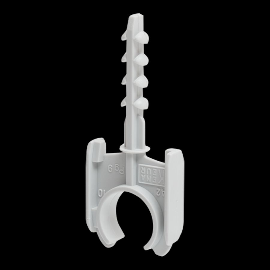 Kunststof buisklemplug halvrij 6mm 5/8/15-16mm KEMA VVE=200