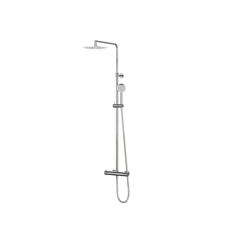 Afbouwdeel regendouche IVY combiset Nexus 1 opbouwthermostaat  chroom CSN1CRCB