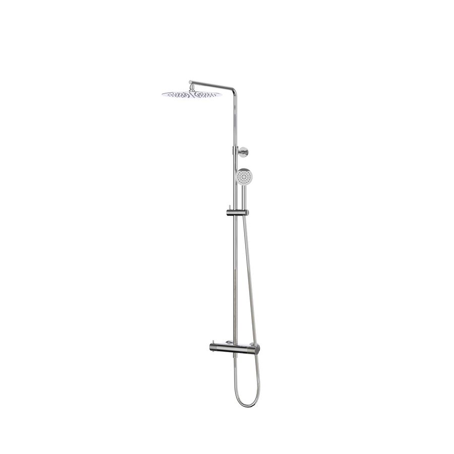 Afbouwdeel regendouche IVY combiset Nexus 1 opbouwthermostaat  chroom CSN1CRCC
