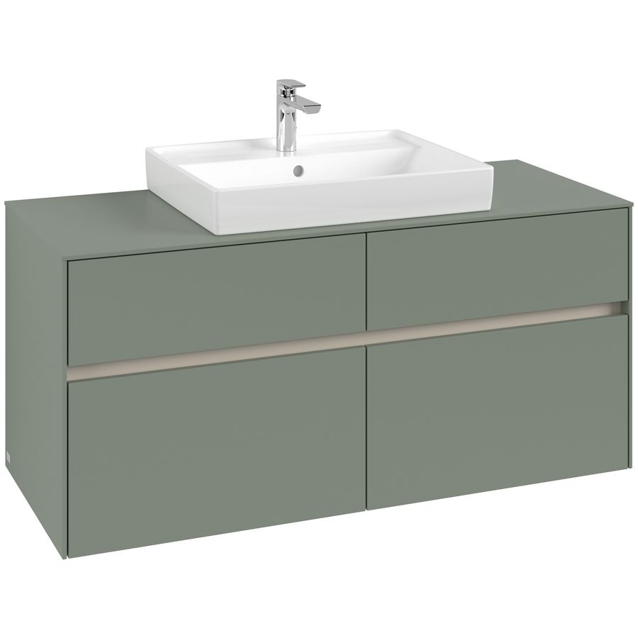Wastafelonderkast Collaro 1200x548x500mm Soft Green C08100AF